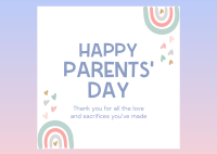 Global Day Of Parents Postcard example 4