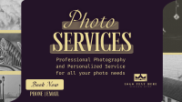 Photography Services Minimal Animation
