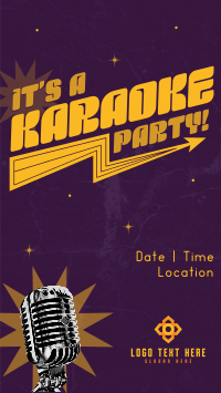 Sparkly Karaoke Party Instagram Story