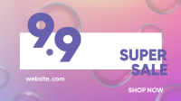 9.9 Sale Bubbles Facebook Event Cover