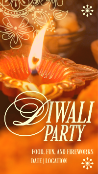 Diwali Party Facebook Story