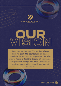 Futuristic Our Vision Flyer