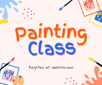 Quirky Painting Class Facebook Post