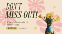 Shop Flower Sale Facebook Event Cover