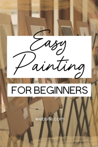 Painting for Beginners Pinterest Pin