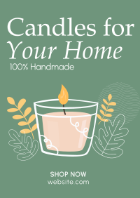 Home Candle Poster