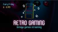 Retro Gaming Facebook Event Cover