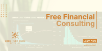 Simple Financial Consulting Twitter Post Design