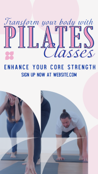 Minimalist Pilates Classes Instagram Reel