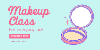 Everyday Makeup Look Twitter Post Design