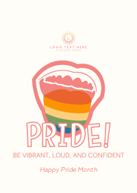 Say Pride Celebration Poster