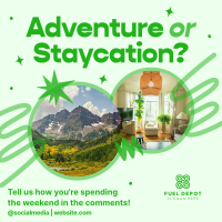 Staycation Weekend Instagram Post Image Preview