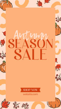 Leaves and Pumpkin Promo Sale YouTube Short