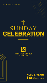 Sunday Celebration Facebook Story Image Preview