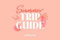 Summer Trip Guide Pinterest Cover Design
