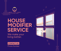 House Modifier Service Facebook Post