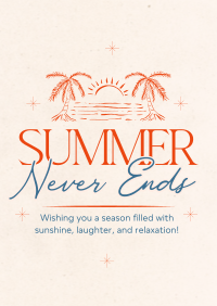 Summer Never Ends Poster