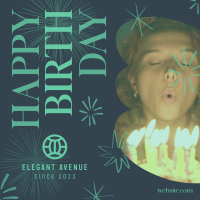 Elegant Birthday Instagram Post Image Preview