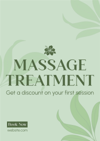 Massage Therapy Service Flyer