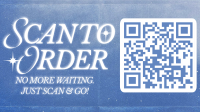 Retro Minimalist Scan To Order Facebook Event Cover