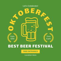 Best Oktoberfest  Instagram Post