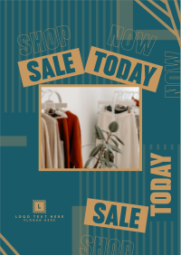 Linear Fashion Sale Flyer