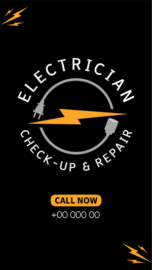 Professional Electrician TikTok Video Image Preview