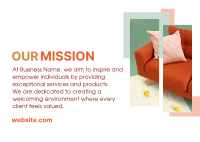 Our Mission Furniture Postcard