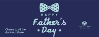 Father's Day Bow Facebook Cover Design