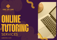 Online Tutor Services Postcard