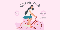 Bike Club Illustration Twitter Post