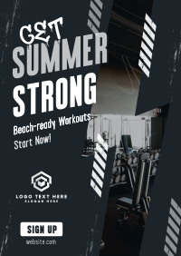 Summer Fitness Workout Flyer