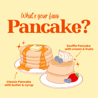 Classic and Souffle Pancakes Instagram Post Image Preview