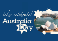 Australia National Day Postcard Image Preview