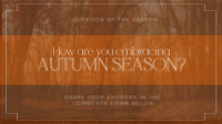 Minimalist Autumn Customer Engagement Animation