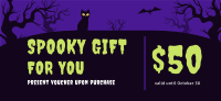 Spooky Midnight Sale Gift Certificate Image Preview