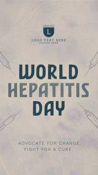 Minimalist Hepatitis Day Awareness TikTok Video