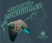 Sleek Gaming Controller Facebook Post