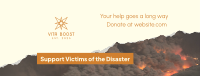 Fire Victims Donation Facebook Cover Image Preview