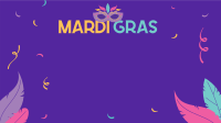 Mardi Gras Celebration Zoom Background