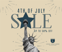 4th of July Sale Facebook Post