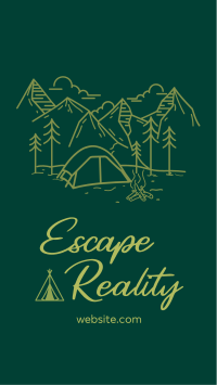 Escape Reality Instagram Story