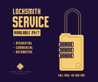 Locksmith Services Facebook Post