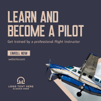 Flight Training Program Instagram Post