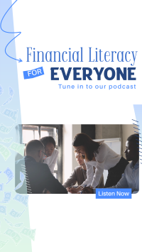 Financial Literacy Podcast TikTok Video