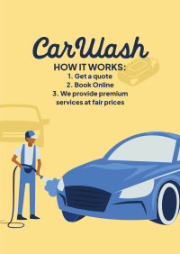 Easy Carwash Booking Poster