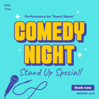 Stand Up Comedy Special Instagram Post Design