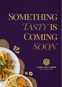 Tasty Food Coming Soon Flyer