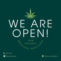 Cannabis Shop Instagram Post