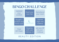Beauty Bingo Challenge Postcard